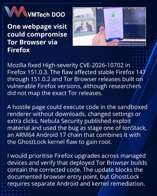 Один вредоносный сайт мог запустить код в Tor Browser