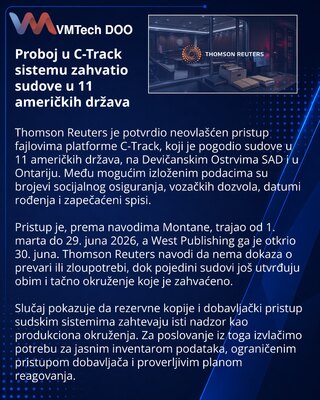 Утечка C-Track могла раскрыть данные участников судебных дел
