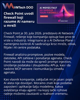 Check Point introduces an intent-aware firewall for enterprise AI traffic