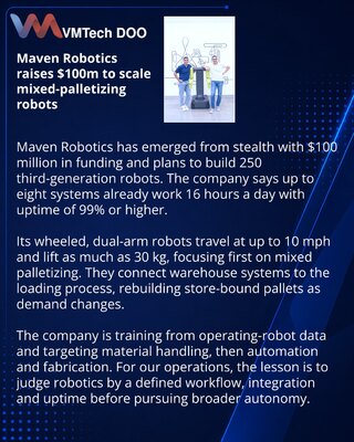 Maven Robotics привлекла $100 млн на складских роботов