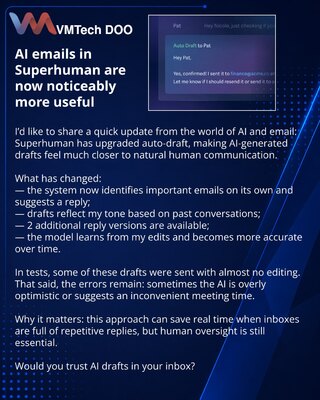 AI-imejlovi u Superhumanu postali su znatno korisniji