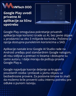 Google Play opens private distribution for personal AI-built Android apps