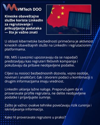 Китайская разведка использует LinkedIn для вербовки и сбора данных — что важно знать