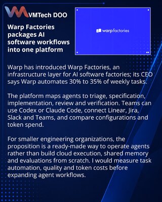 Warp launches Factories platform for agent-driven software delivery