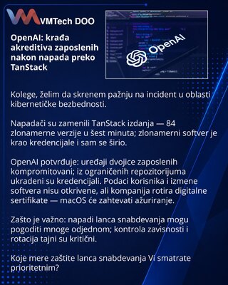 OpenAI: Employee credentials stolen after TanStack supply‑chain attack