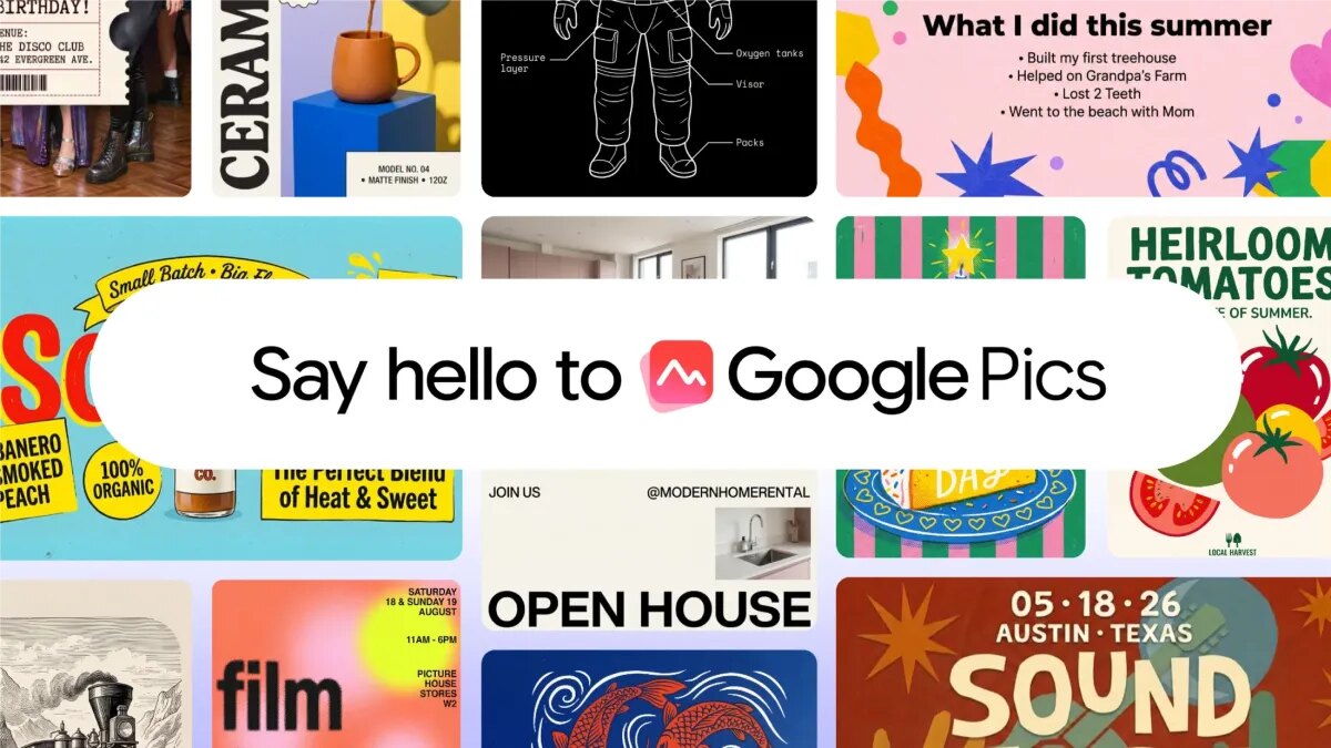 Google встроит AI-сервис Pics для дизайна в Workspace