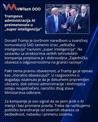 SAD uvode naziv „super inteligencija“ uz dobrovoljni AI pakt