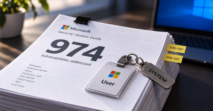 Microsoft otklonio 974 propusta, dva Windows nultog dana se koriste