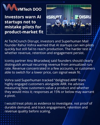 AI startups urged to test retention beyond pilot revenue