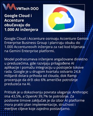 Google Cloud and Accenture Form Gemini Enterprise Deployment Group