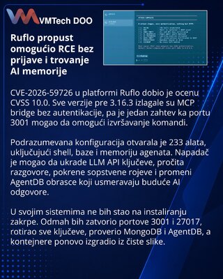 RufRoot flaw exposed Ruflo deployments to command execution and AI memory poisoning