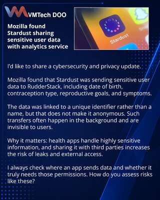 Prijatelji, želim da podelim: Mozilla je otkrila prosleđivanje osetljivih korisničkih podataka iz Stardust-a analitičkom servisu
