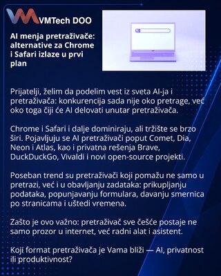 AI меняет браузеры: альтернативы Chrome и Safari выходят на первый план