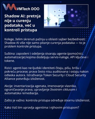 Shadow AI: pretnja nije u curenju podataka, već u kontroli pristupa