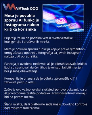 Meta убрала спорную AI-функцию Instagram после критики пользователей