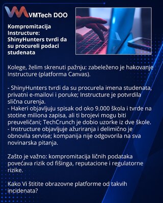 Взлом Instructure: ShinyHunters заявляет об утечке данных студентов