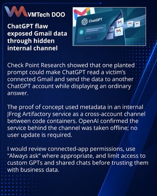 Planted ChatGPT Prompt Could Exfiltrate Connected Gmail Data
