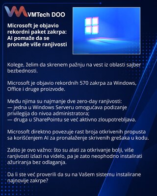 Microsoft выпустила рекордный пакет патчей: ИИ помогает находить больше уязвимостей