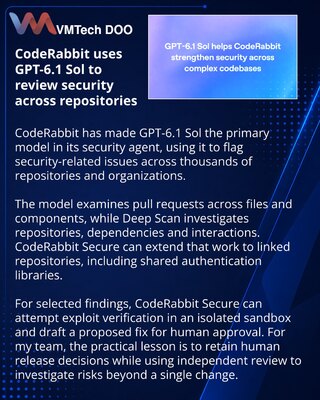 CodeRabbit koristi GPT-6.1 Sol za bezbednosnu analizu koda
