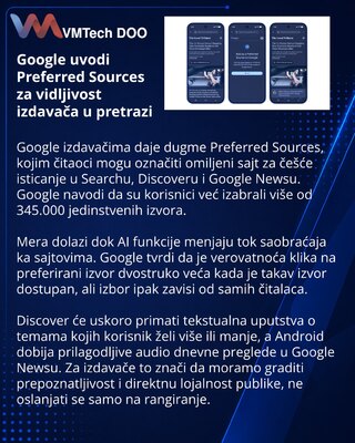 Google lets publishers add a Preferred Sources button