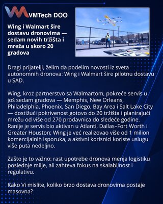 Wing and Walmart scale drone delivery — seven new markets and a network in nearly 20 cities