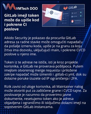 Leaked GitLab email tokens can enable code pushes and CI jobs