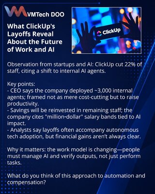 What ClickUp's Layoffs Reveal About the Future of Work and AI