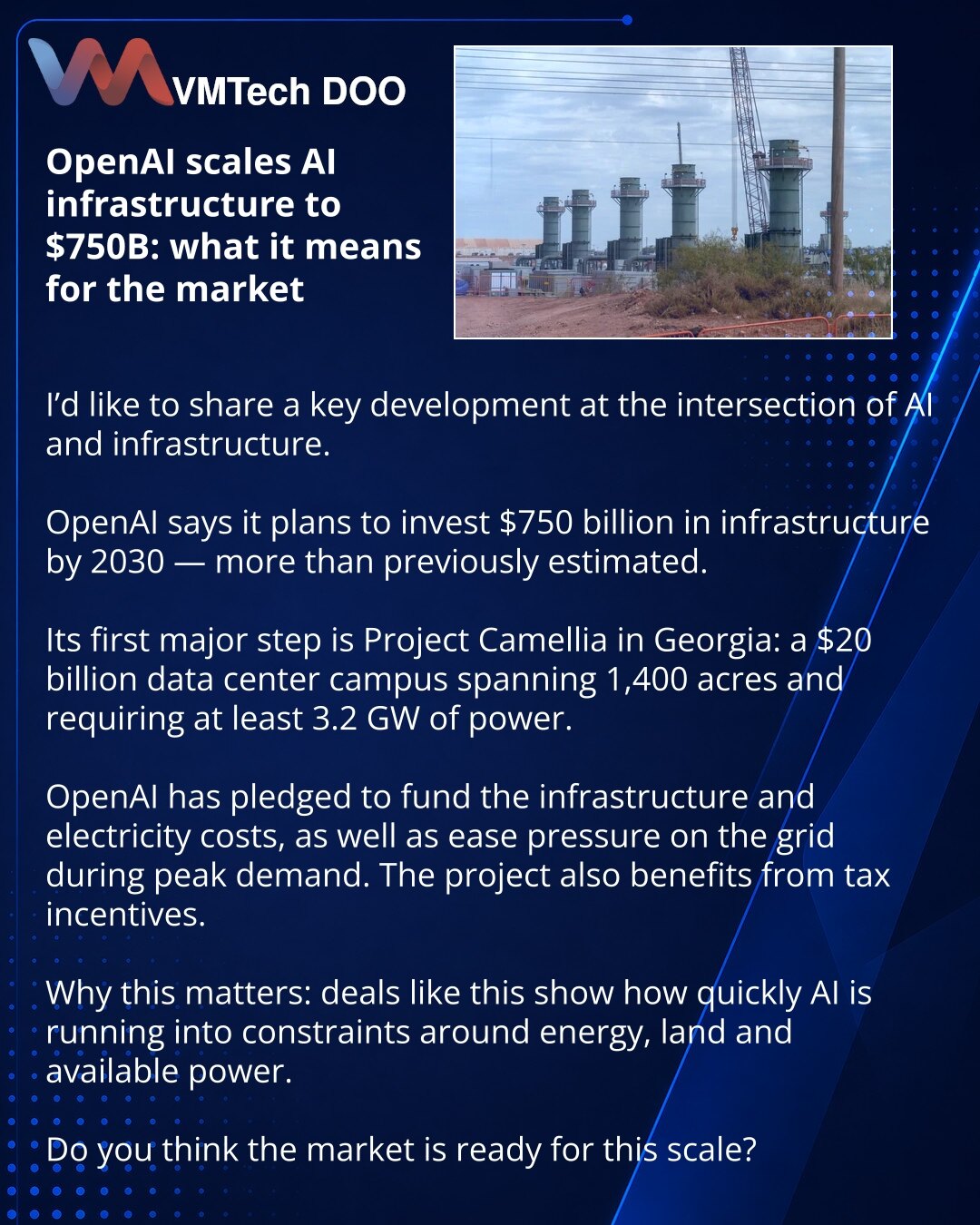 OpenAI povećava AI infrastrukturu na $750 milijardi: šta to znači za tržište