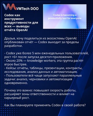 Codex as a Productivity Tool for Everyone — Findings from OpenAI Report