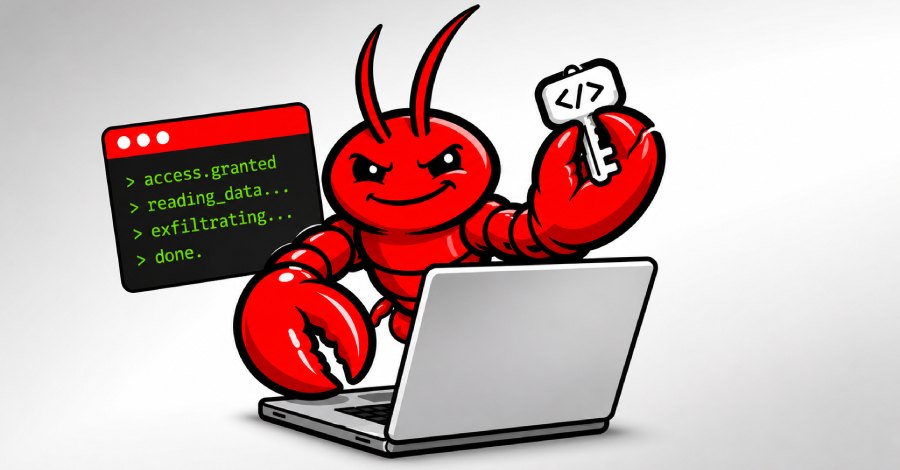 Атаки на OpenClaw: скрытые команды заставляют агента запускать код и сливать секреты