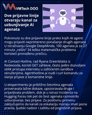 Для ИИ-агентов создали каналы сообщений о нарушениях