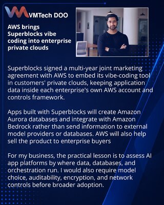 AWS поможет Superblocks внедрить вайб-кодинг в частные облака компаний