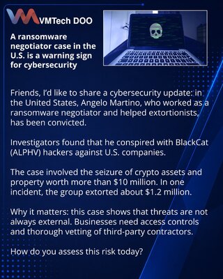 A ransomware negotiator case in the U.S. is a warning sign for cybersecurity