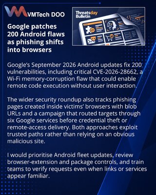 Google исправила 200 уязвимостей Android, включая критическую ошибку Wi‑Fi