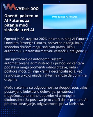 OpenAI launches AI Futures blog on power and individual agency