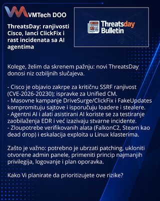 ThreatsDay: ranjivosti Cisco, lanci ClickFix i rast incidenata sa AI agentima