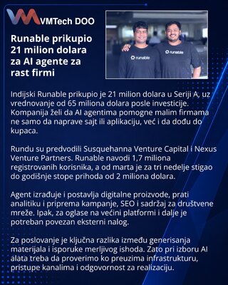 Runable получила $21 млн на ИИ-агента для привлечения клиентов