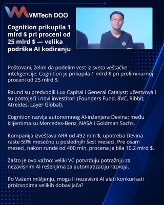 Cognition Raises $1B at $25B Valuation — Major Backing for AI Coding
