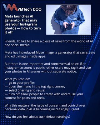 Meta launches AI generator that may use your Instagram photos — how to turn it off