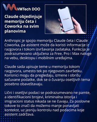Anthropic connects Claude chat memory with Claude Cowork
