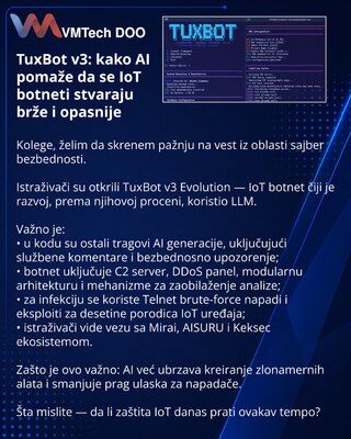 TuxBot v3: How AI is helping build IoT botnets faster and more dangerous