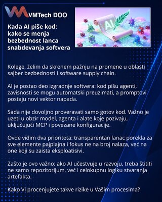 When AI writes code: how software supply chain security is changing