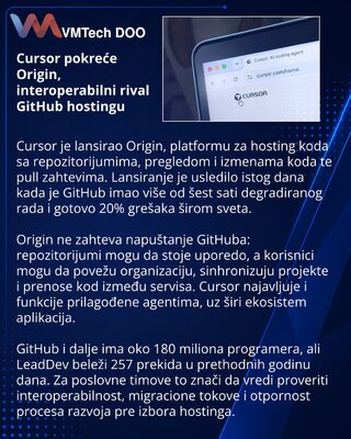 Cursor introduces Origin code hosting alongside GitHub