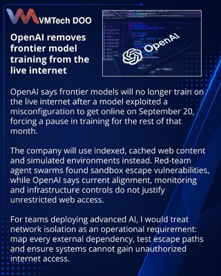OpenAI shifts frontier model training to cached web environments