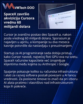 SpaceX официально завершила приобретение ИИ-стартапа Cursor