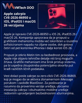 Apple устранила эксплуатируемую уязвимость в iOS 26 и macOS 26