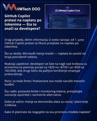 GitHub Copilot shifts to token-based billing — what it means for developers?