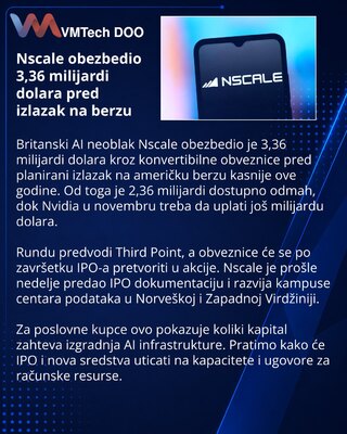 Nscale привлекла $3,36 млрд перед IPO в США