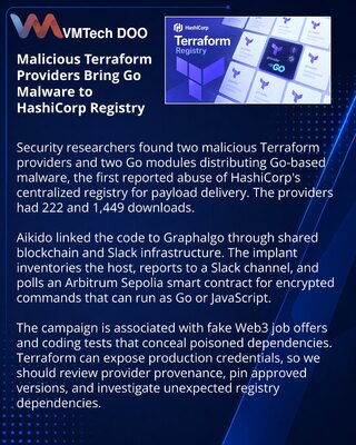 Zlonamerni Terraform provajderi otkriveni u HashiCorp Registryju