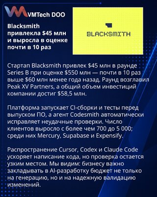Blacksmith prikupio 45 miliona dolara za AI proveru koda